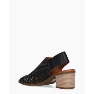 Cypres Tizia Zwart Damessandalen