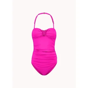 Cyell Framboise strapless, voorgevormd badpak in roze
