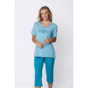 Pastunette – Stripe – 121261-104-1 – Pyjama – Turquoise