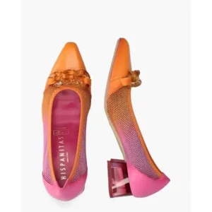Hispanitas Soho Roze/Oranje Damespumps