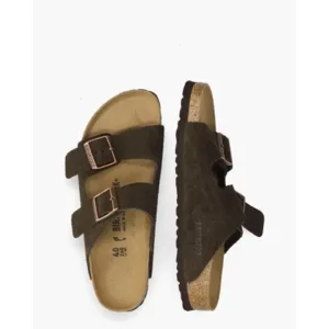 Birkenstock Arizona Donkerbruin Herenslippers
