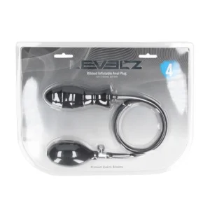 Levelz Ribbed Opblaasbare Buttplug 12 cm
