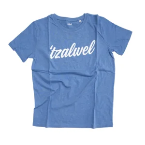 Tzalwel Logo T-shirt Blauw