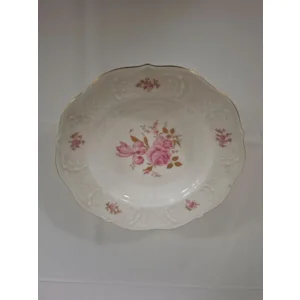 Lindner Bavaria porzellan 	Rosa Gold	Diep bord	23 cm	Handarbeid