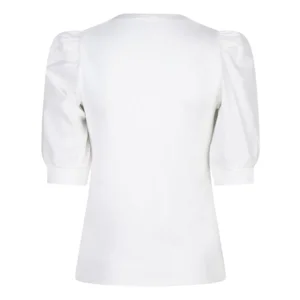 Esqualo T-shirt: Off White, fijne rib ( ESQ.227 )