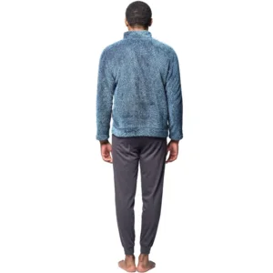 Egatex ( Soy ) Kamerjas Heren: Winter, Blauw, zeer warm, kort met rits ( EGA.492 )