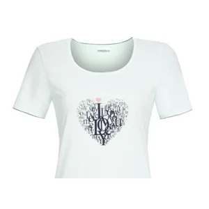 Ringella – Heart Print – Nachtkleed – 2211010 – Helle Lagune