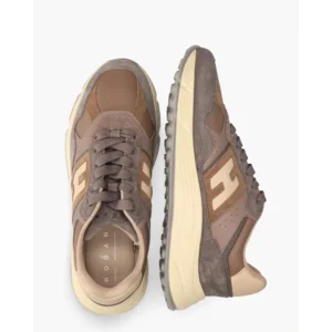 Hogan Hyperlight Running Grijs/Groen/Bruine Herensneakers