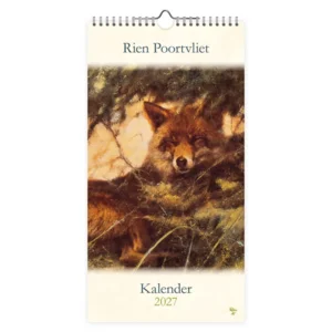 Kalender - Vos - Rien Poortvliet - 2027 - 18x34,5cm