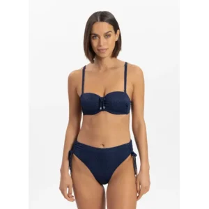 Cyell Solid Snake strapless bikini in blauw