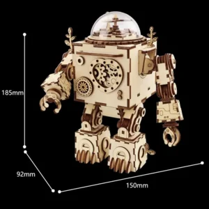 Orpheus Steampunk Muziekdoos - Robotime Modelbouwpakket