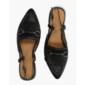 Di Lauro Walynn Zwart Dames Slingbackloafers