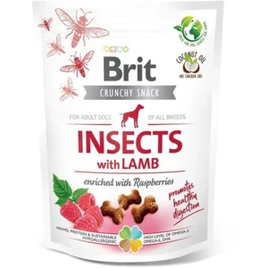 Brit Care Crunchy Snack - Insects with Lamb 200 gr - Hondensnack - Hypoallergeen