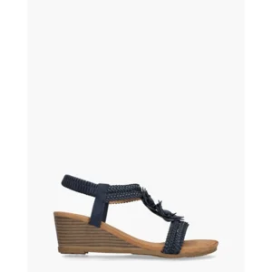 Ella Cruz Zazou Blauw Damessandalen