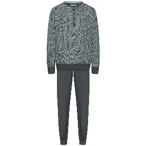 Pastunette Heren Pyjama: Groen, 100% Katoen ( PAS.79 )