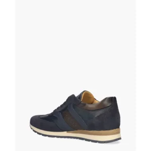 Rapid Soul Sweder Donkerblauw/Bruin Herensneakers