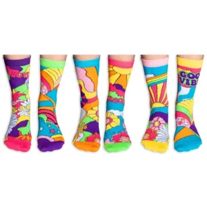 Oddsocks Hippy Dames Sokken Mismatched 37-42