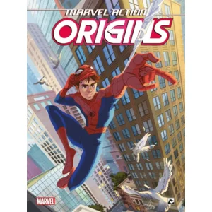 Marvel Action Origins 1, Spider-Man, Thanos, Captain Marvel, Green Goblin