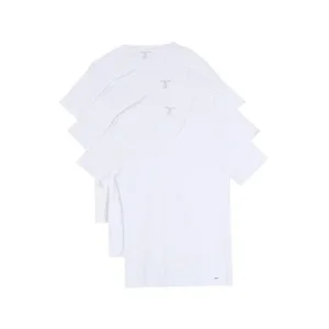 Michael Kors Performance Cotton 3-pack herenodnerhemden in wit