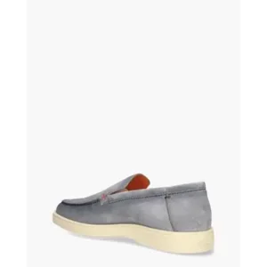 Santoni 17824 Blauw Herenloafers