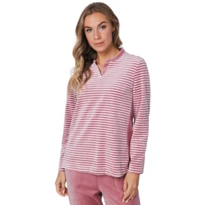 Pastunette Dames pyjama: Roze, Velours, tot 52 ( PAS.126 )