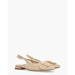 Lisa & Jo Zarin Ecru Dames Slingbacksandalen