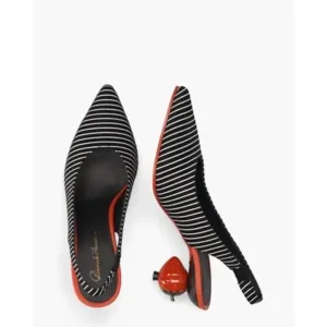 Daniele Ancarani Pefresa Zwart/Wit/Rood Damespumps