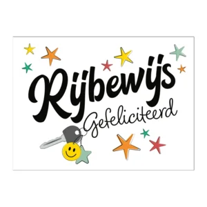 Kaart - Eyecandy - Rijbewijs, gefeliciteerd - EC37-C