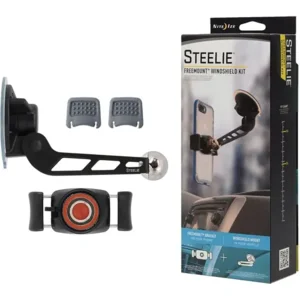Steelie FreeMount Voorruit Kit Smartphone Magnetisch telefoon Montage Systeem voor in de auto STFWK-01-R8