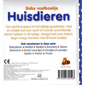 Boek - Baby voelboekje - Huisdieren