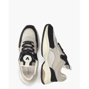 Via Vai Pepper Fin Blauw/Beige Dames Sneakers