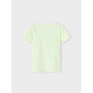 Name it Jongens Kinderkleding Groene Tshirt Frankie Lime Cream