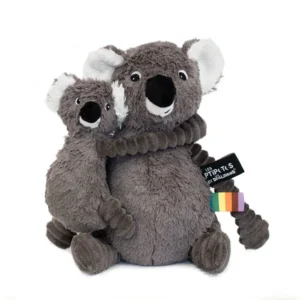 Les déglingos Knuffel Koala Grijs Ptipotos