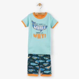 Hatley 2-Delige Korte Pyjama Whale Pod