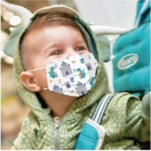 Kinder mondmasker - jongens - 10st - 4-12j