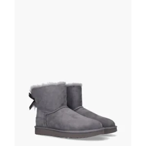 UGG Mini Bailey Bow II Obsidian Dames Enkelboots