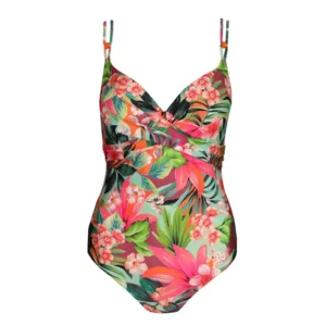 Marie Jo Swim Norma Jeanne voorgevormd  badpak in een multicolore bloemenprint