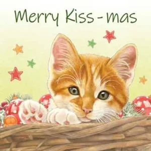 Kaart - Kerst - JBS - Merry kiss-mas - KVF040