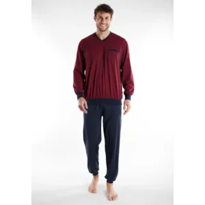 Gotzburg pyjama heren: Rood / blauw ( GOT.80 )