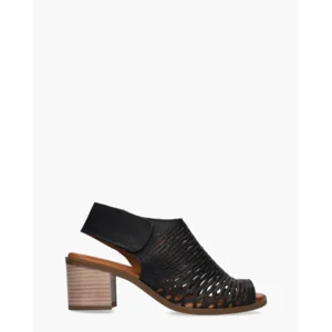 Cypres Tizia Zwart Damessandalen