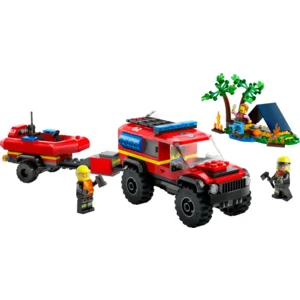 LEGO® 60412 City 4x4 brandweerauto met reddingsboot