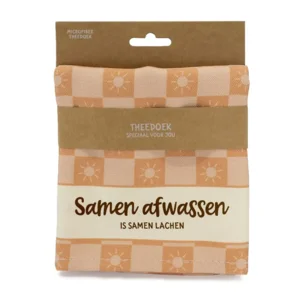 Theedoek - Speciaal voor jou - Samen afwassen