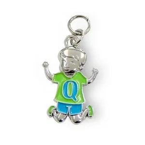 Bedeltje - Q - Jongen - Charms for you