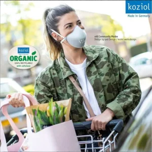 Koziol HI community mask organic grey