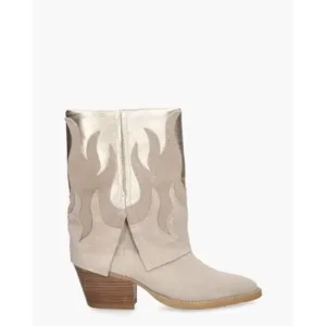 Dwrs Barbados Beige/Multi Dames Enkelboots