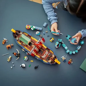 Lego Creator 3-in-1 - Vikingschip en de Midgaardslang - 31132