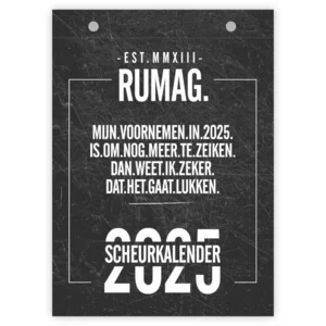 Scheurkalender - 2025 - Rumag - 13x18cm