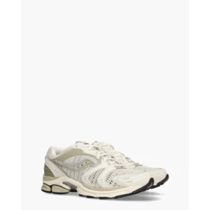 Saucony ProGrid Triumph 4 Wit/Khaki Damessneakers