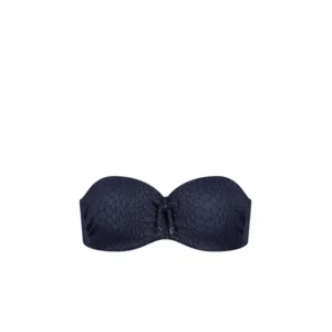 Cyell Solid Snake strapless bikini in blauw