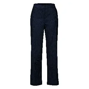 Frank Walder dames broek: Anna, Donker blauw, ribfluweel, elastiek in de lenden ( WAL.74 )